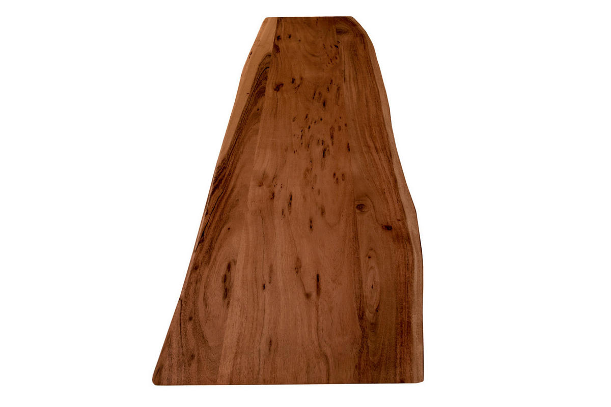 TISCHLATTEN MIT BAUMKANTE FÜR HEIMWERKER, AKAZIENHOLZ CURTIS - Braun/Naturfarben, Akazienholz/Holz (40/140/3cm) - SAM