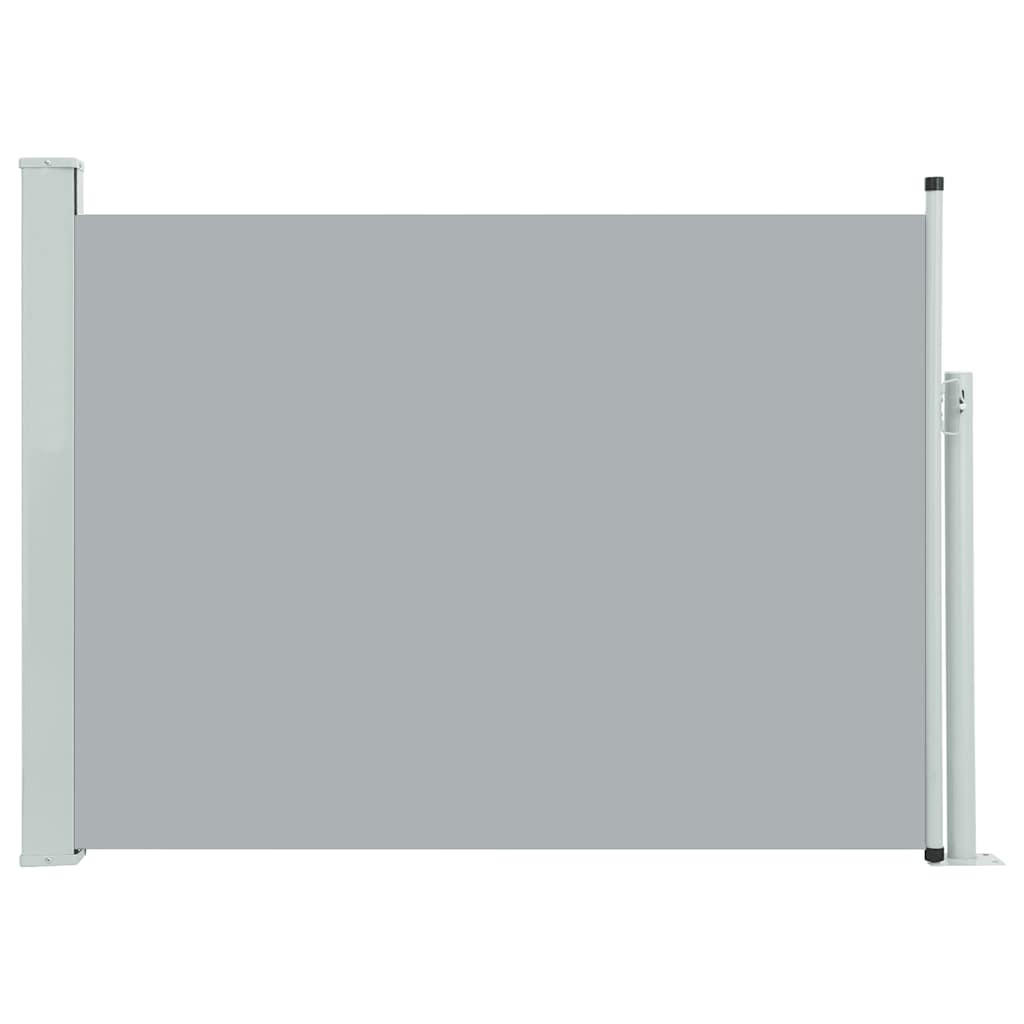 AUSZIEHBARE Seitenmarkise 100x500 cm Grau - Grau, Textil (500/100/500cm) - furnicato