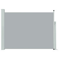 AUSZIEHBARE Seitenmarkise 100x500 cm Grau - Grau, Textil (500/100/500cm) - furnicato