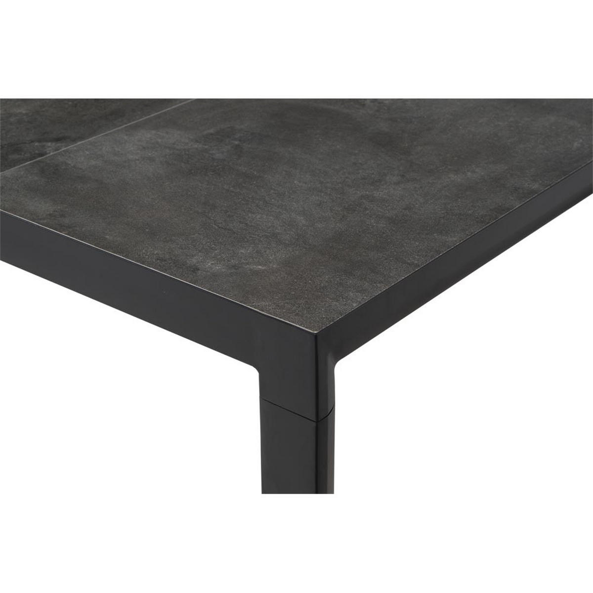 GARTENTISCH Murcia - Anthrazit - 220/100/74 cm - Dunkelgrau, Metall (220/100/74cm) - Lesli Living
