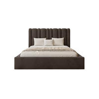 POLSTERBETT Vibo 180x200 cm, Braun - Braun, Textil (180/200cm) - Fedve