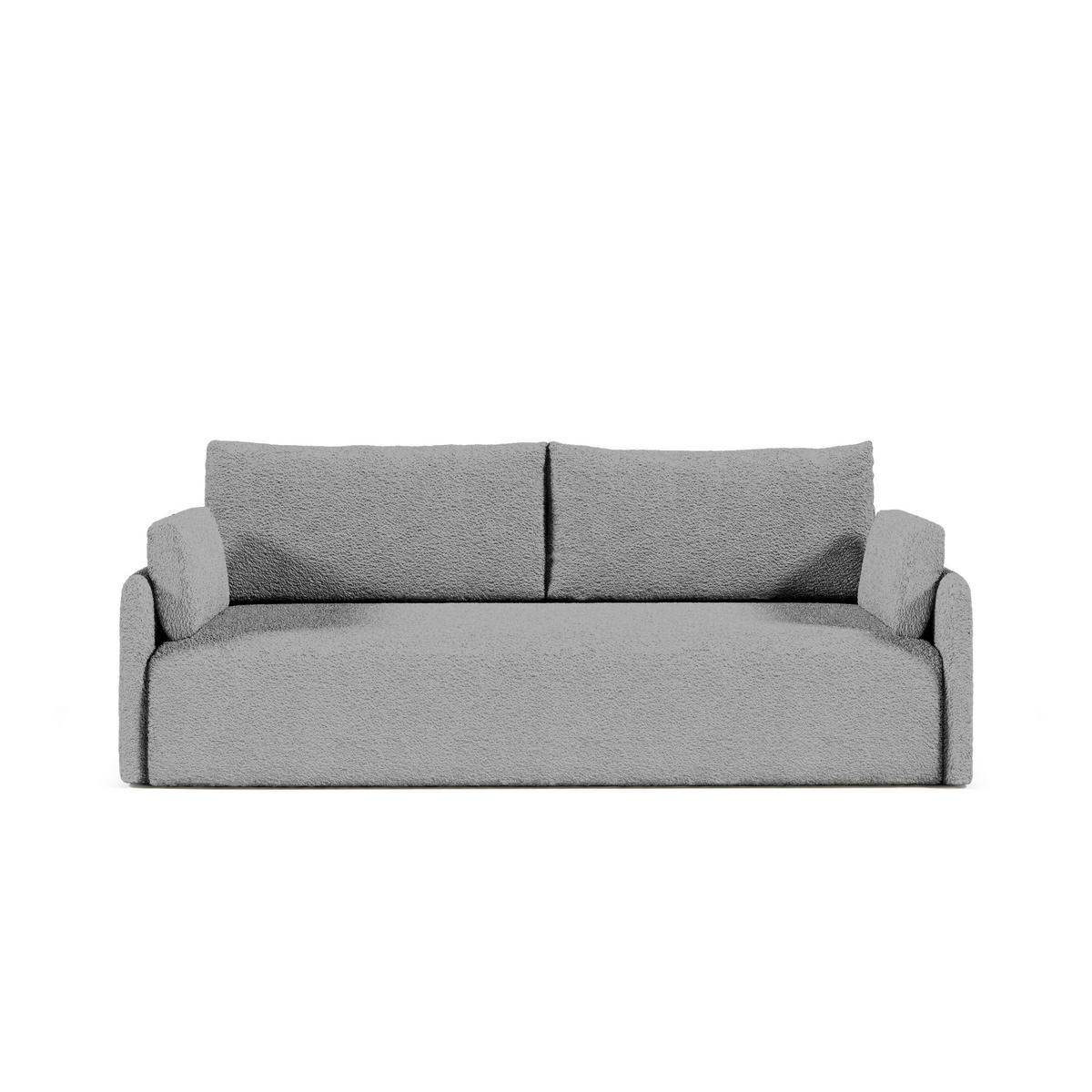 SOFA aus Bouclé-Stoff Femmo 4 Sitzer, Graphit - Graphitfarben, Textil (86/91/205cm) - Fedve