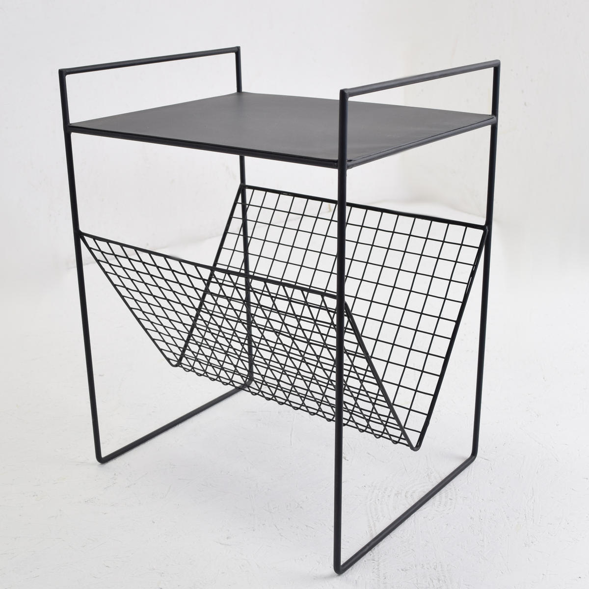 BEISTELLTISCH Maggy Schwarz - Schwarz, Metall (29/36/47cm) - LOFT42