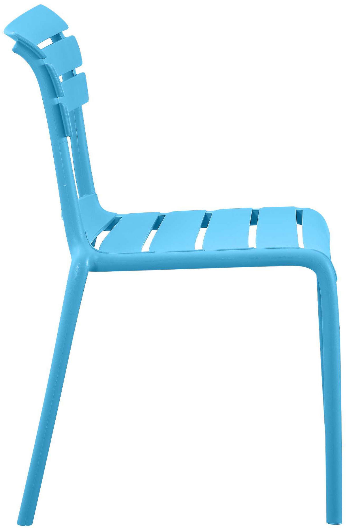 GARTENSTUHL Oskar 49x59x82cm Kunststoff Blau Stapelstuhl - Blau, Kunststoff (49/82/59cm) - DELUKE