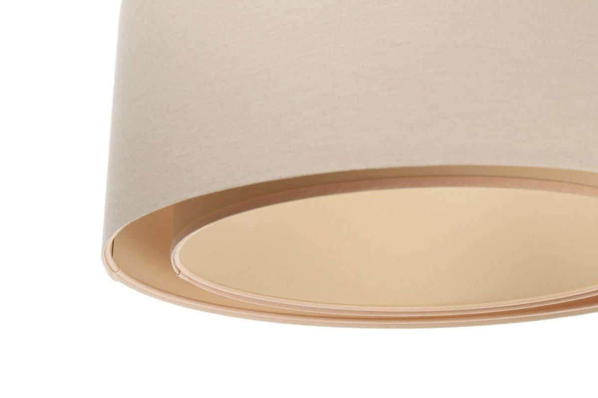 HÄNGELEUCHTE Beige 50/20 cm - Beige, Kunststoff (50/1/20cm) - ONZENO