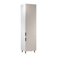 KÜHLUMBAUSCHRANK D60ZLN P/L – Sorento Weiß Beige – Weiß / Beige - Beige/Weiß, Holzwerkstoff (60/247/58cm) - ROYAL24_MARKT