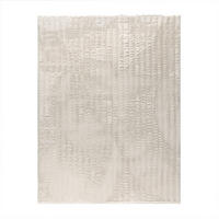HOCHFLORTEPPICH Rauten Creme 60 x 100 cm - Creme, Kunststoff (60/100cm) - TT Home