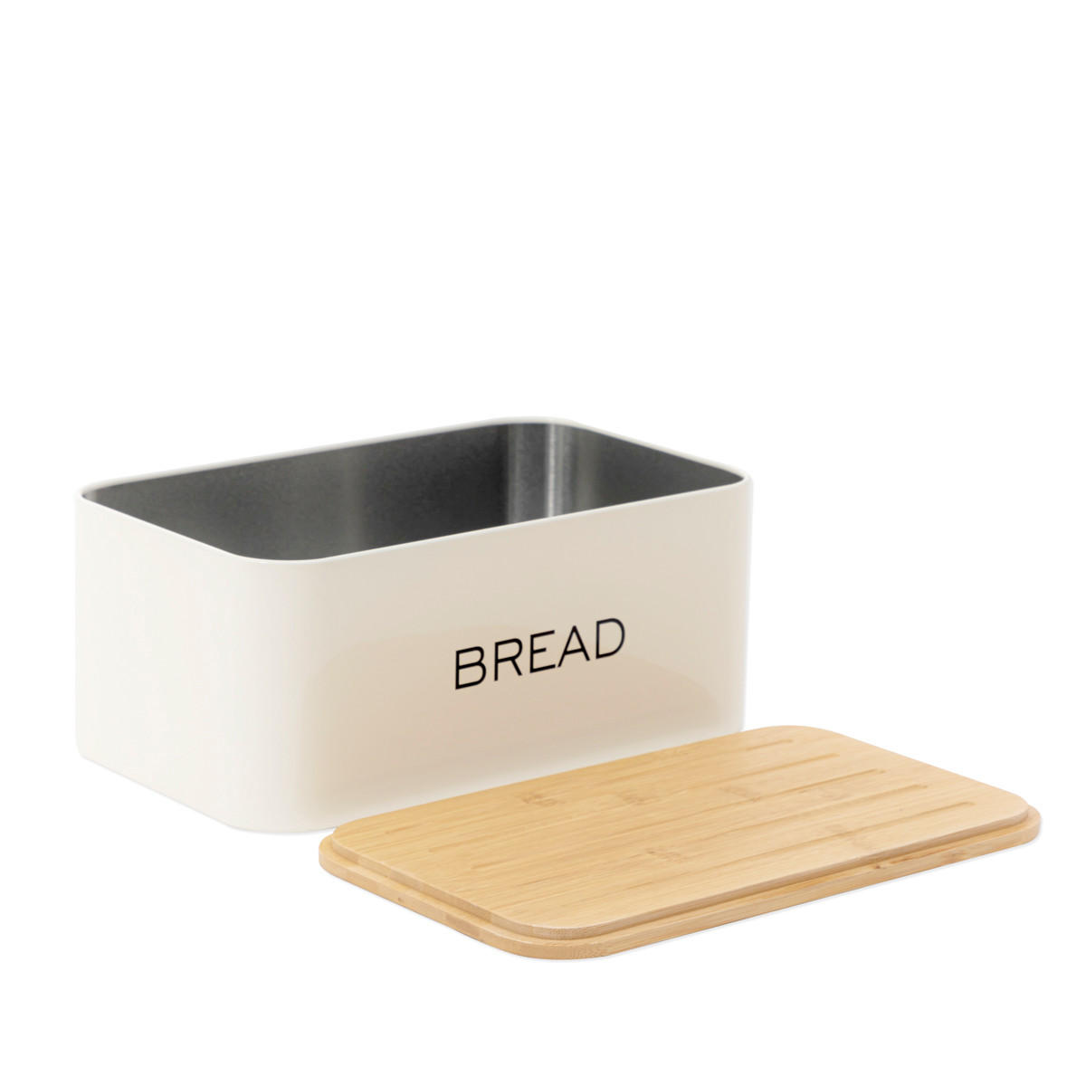 BROTKASTEN Kine cremefarben 33/18 cm - Beige, Metall (18/13/33cm) - Homla