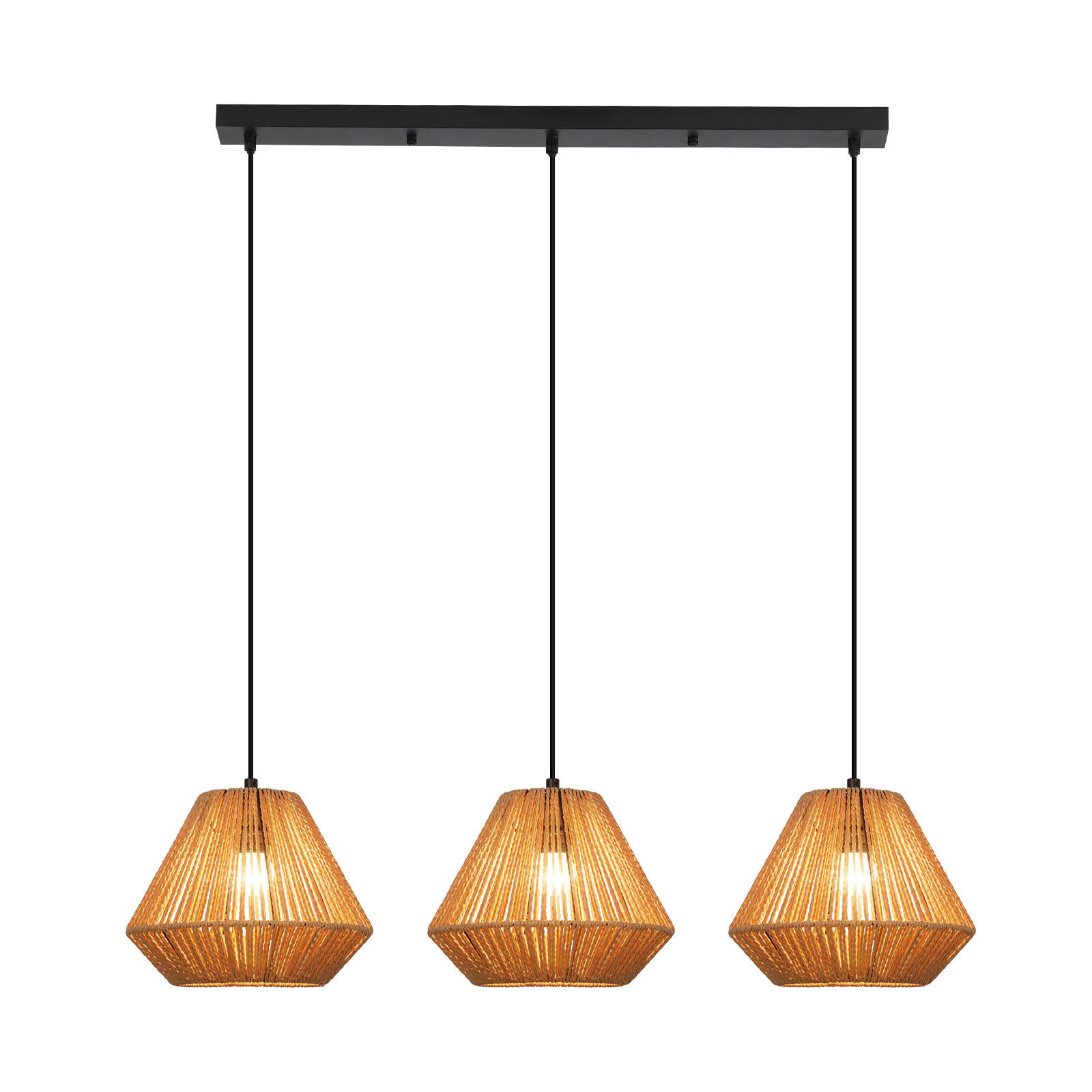 PENDELLEUCHTE Rosalind 71/25/150 cm - Braun, Metall (71/25/150cm) - ZMH