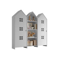 REGALSCHRANK Set Kania 173x37x171 MDF Weiß /Bunt - Weiß, Holzwerkstoff (173/171/37cm) - 58aufmkessel