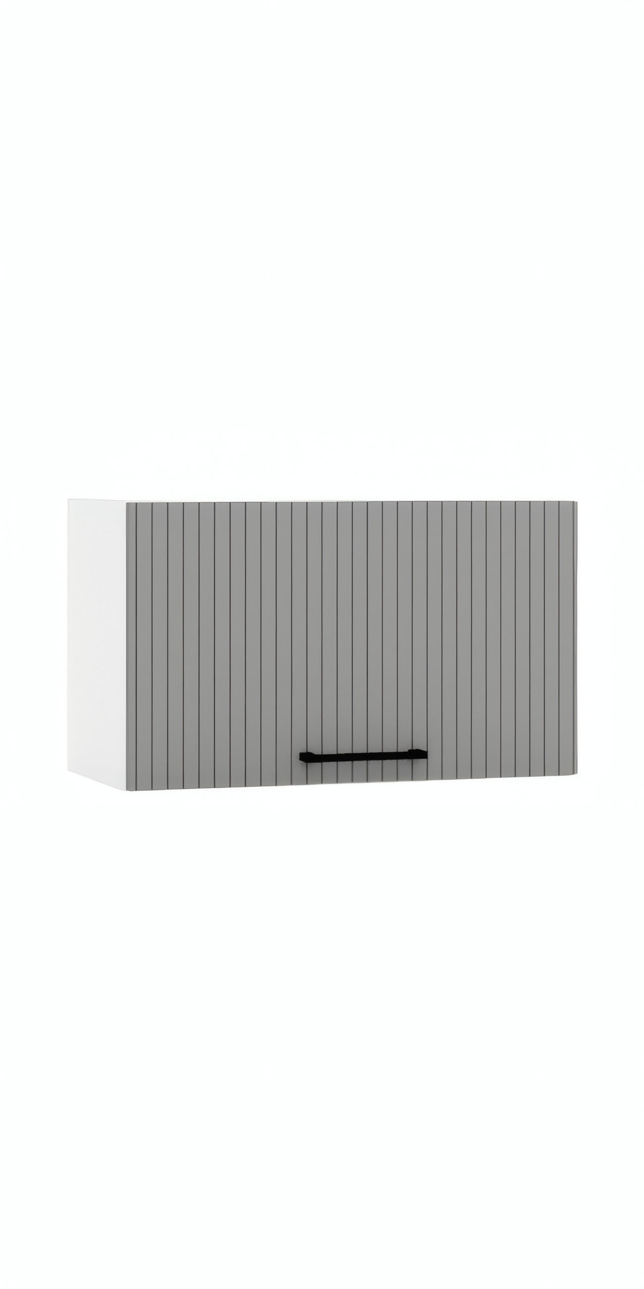 HÄNGESCHRANK W60OKGR - KENDRO - Zeitlose Küchen Eleganz - Weiß/Grau, Holz/Metall (60/36/30cm) - ROYAL24_MARKT