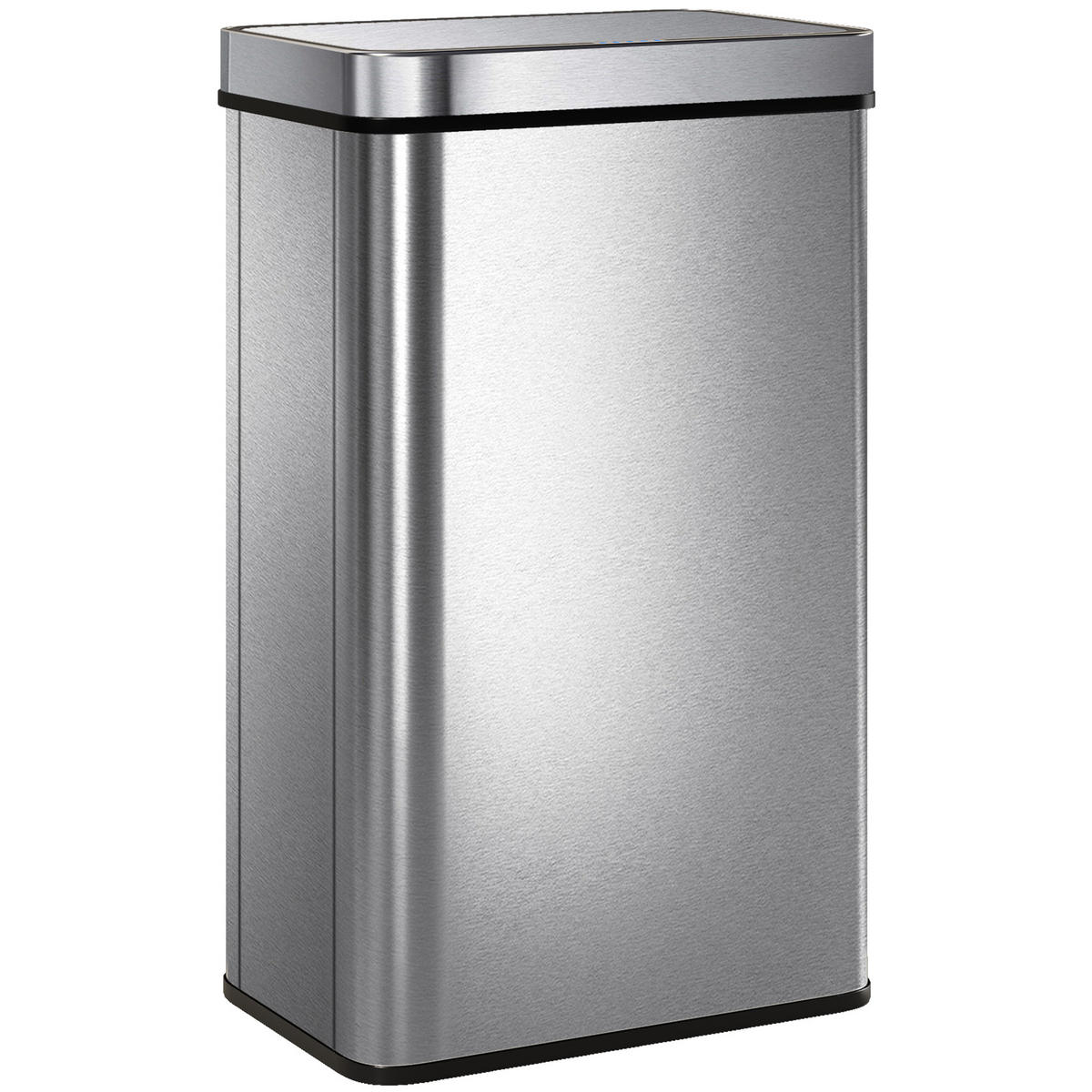 MÜLLEIMER DE-08909 60 L mit Bewegungssensor & Soft-Close Silber - Silberfarben, Metall (27/66/39cm) - ComfortXL
