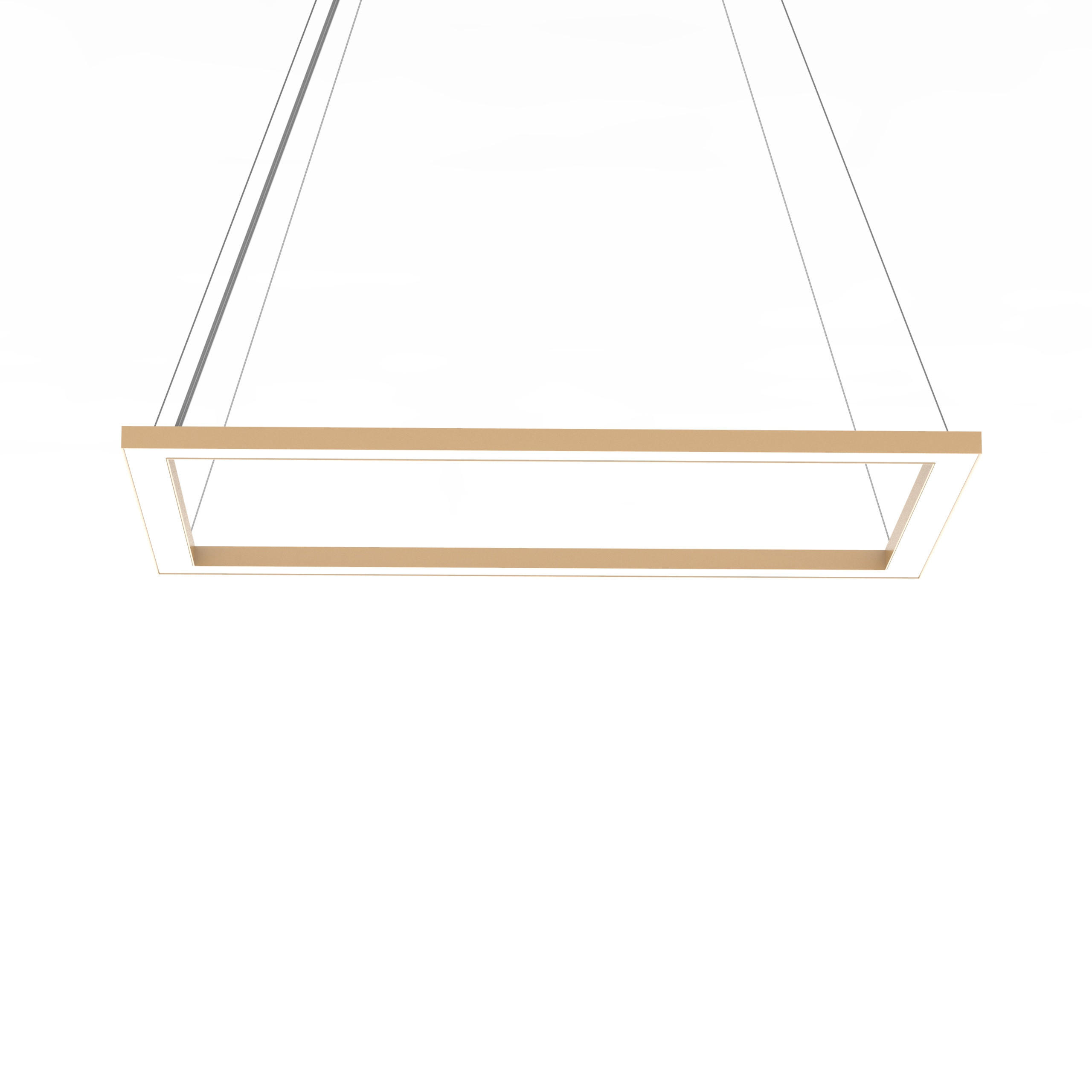 Lumicom Led-Hängeleuchte Gold 60x100x40 cm