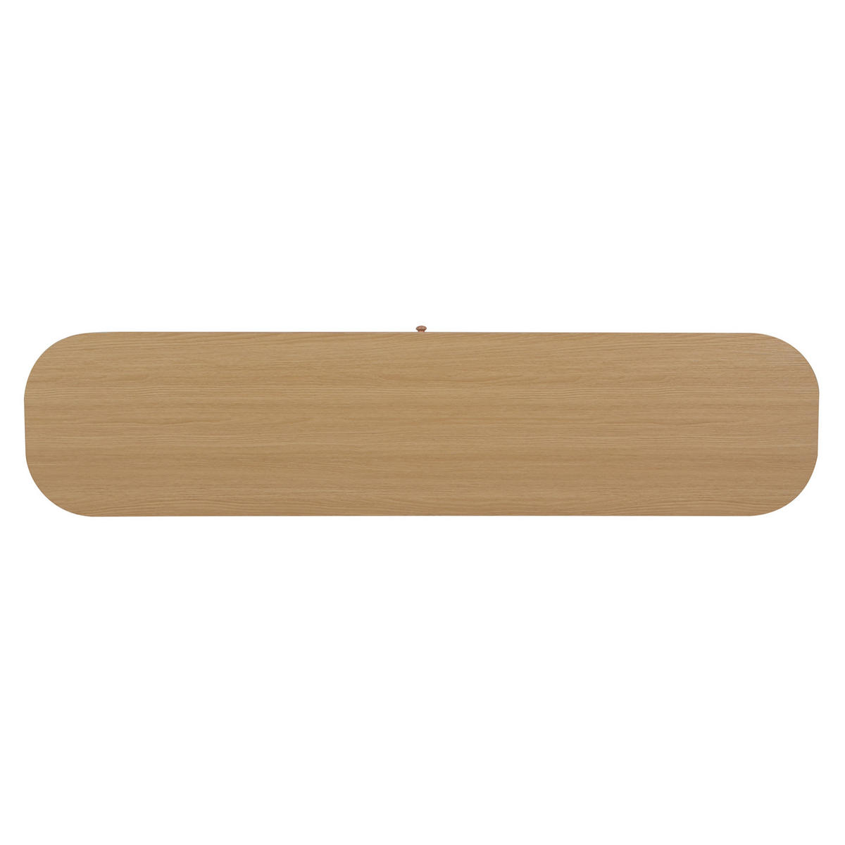 LOWBOARD 170/39.5/46 cm natur aus Massivholz und Spanplatte mit Rattanfronten - Eichefarben, Holzwerkstoff (39.5/46/170cm) - OKMYHOME