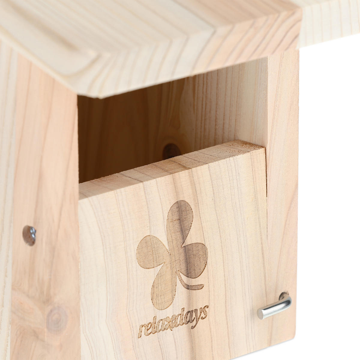 NISTKASTEN - Hellbraun, Holz (17/25/21.5cm) - Relaxdays