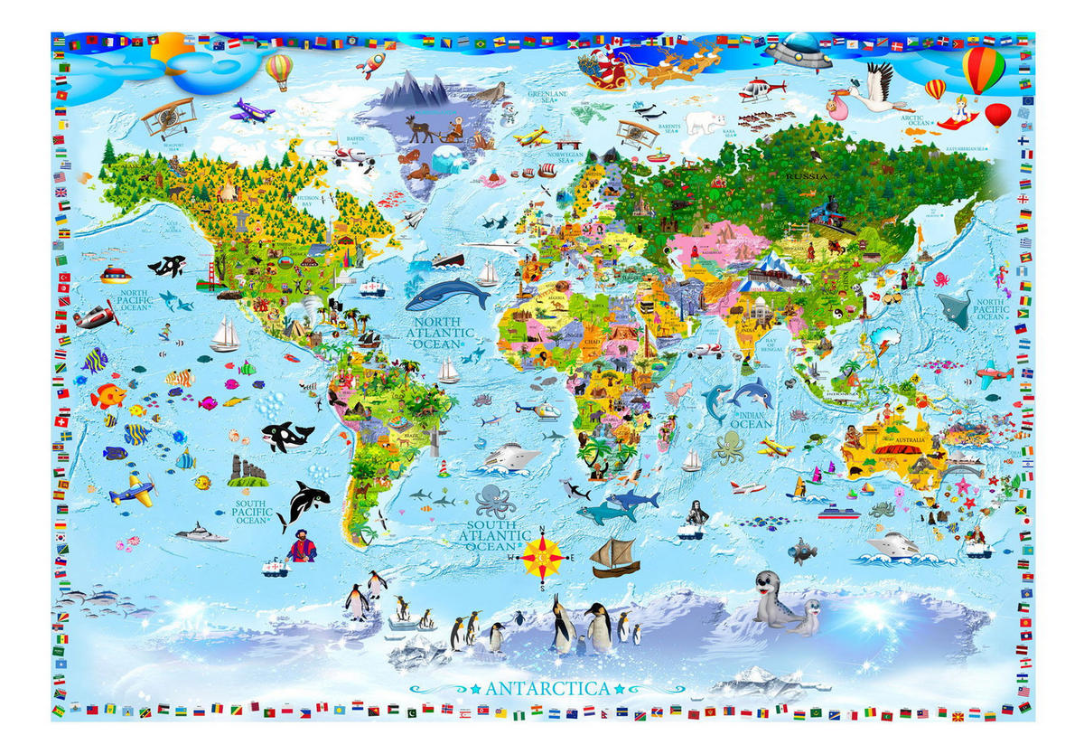 VLIESTAPETE Bunt 350/245 cm - Multicolor, Textil (350/1cm) - KUNSTLOFT