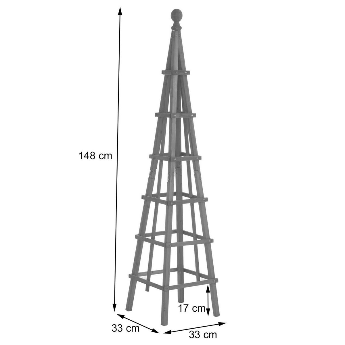 MREŽE Tmavě hnědá - tmavě hnědá, dřevo (33/148/33cm) - MCW