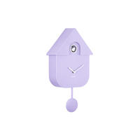 WANDUHR Modern Cuckoo 8/21/41 cm - Lila, Kunststoff (21/41/8cm) - Karlsson