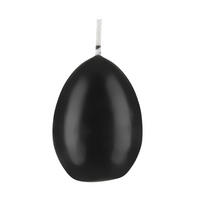 EIKERZEN Schwarz, 60 x Ø 45 mm, 6 Stück - Schwarz, Paraffin (4.5/6/6cm) - Kopschitz Kerzen