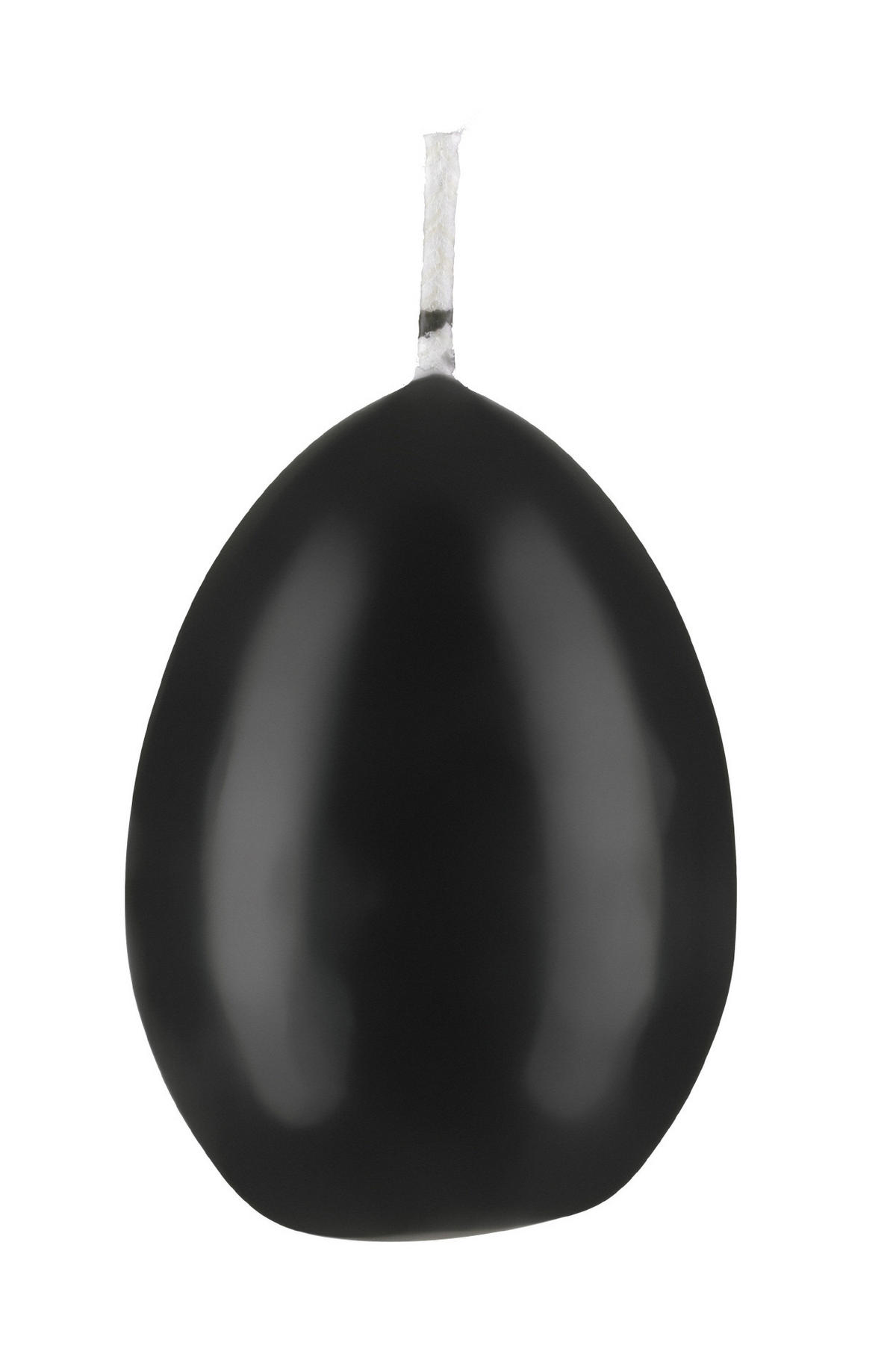 EIKERZEN Schwarz, 60 x Ø 45 mm, 6 Stück - Schwarz, Paraffin (4.5/6/6cm) - Kopschitz Kerzen