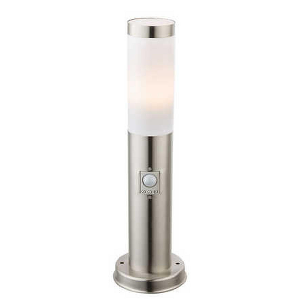 WEGELEUCHTE Edelstahl Anthrazit mit Bewegungsmelder 4er Set - Anthrazit, Metall (7.6/7.6/45cm)