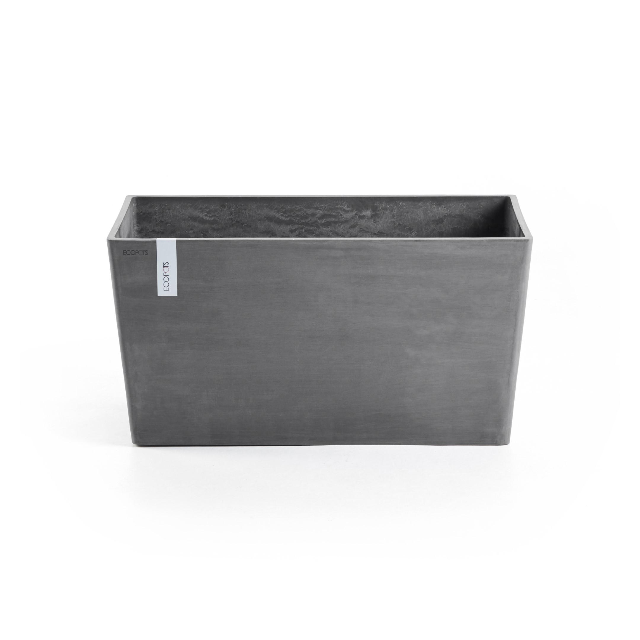 Ecopots Blumentopf Grau 40.5 cm