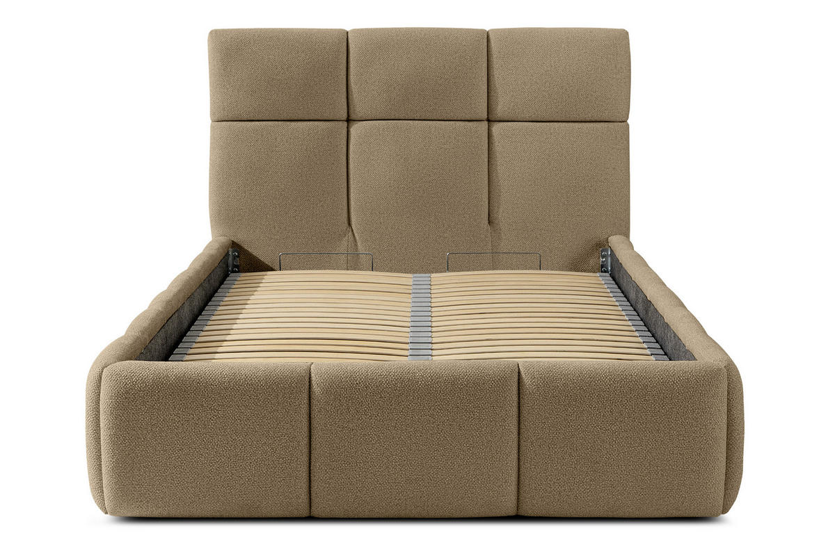 POLSTERBETT ALTOS Einzelbett, gelb - Gelb, Holz/Holzwerkstoff (120/200cm) - KONSIMO®