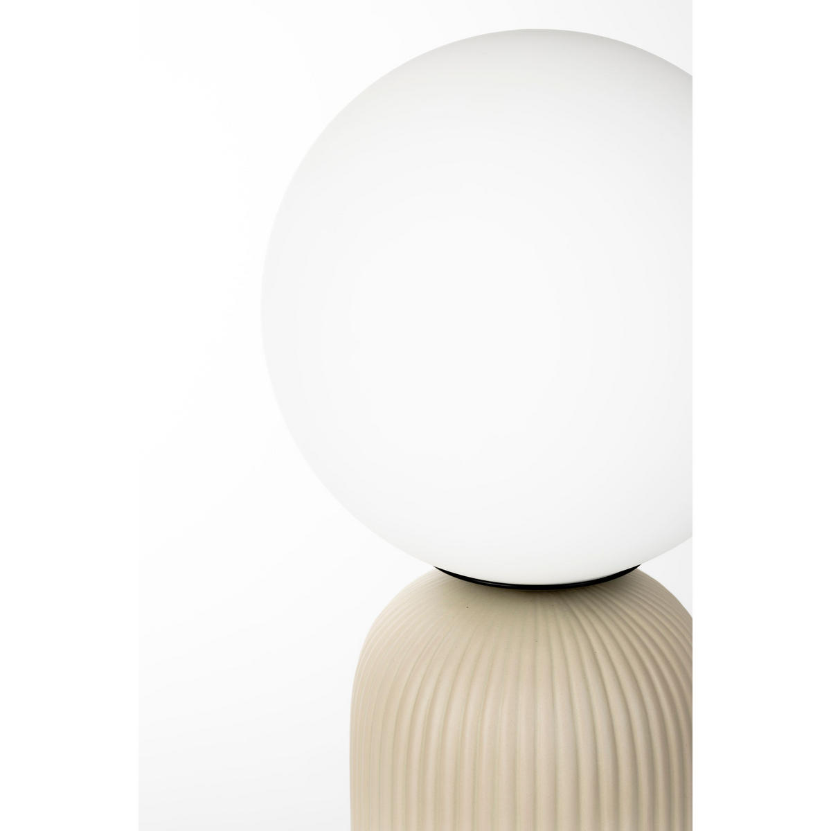 TISCHLAMPE Dash M Beige - Beige, Keramik (20/20/53cm) - Zuiver