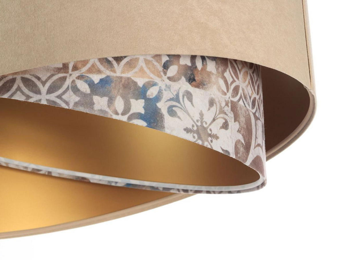 HÄNGELEUCHTE Gold 50/23 cm - Goldfarben, Kunststoff (50/1.3/23cm) - ONZENO