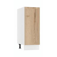 UNTERSCHRANK D30 P/L - Zivora - Funktionales Küchenelement - Eiche Artisan, Holz (30/82/52.4cm) - ROYAL24_MARKT