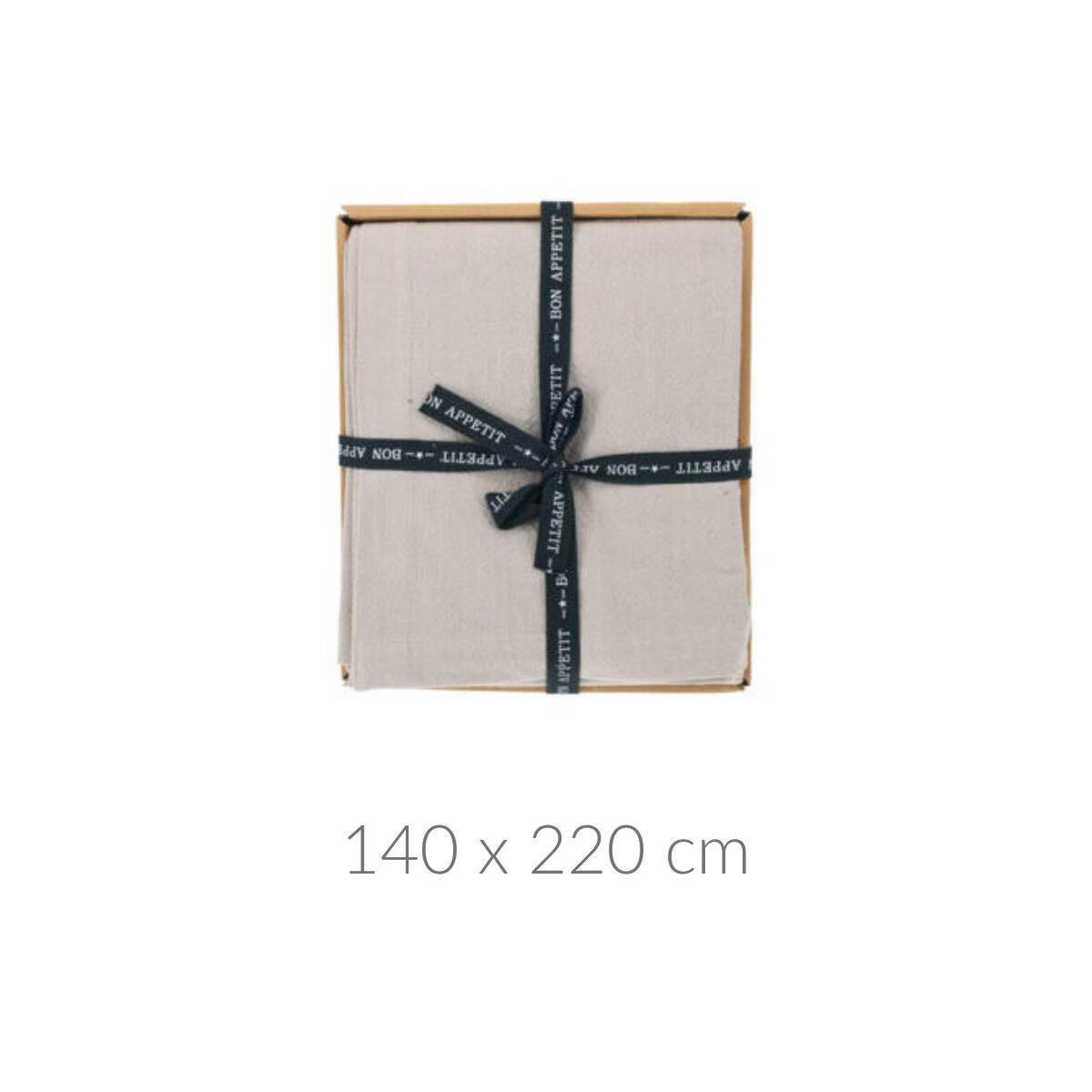 TISCHDECKE 140/220 cm - Beige, Naturmaterialien (140/220cm) - Home Styling Collection