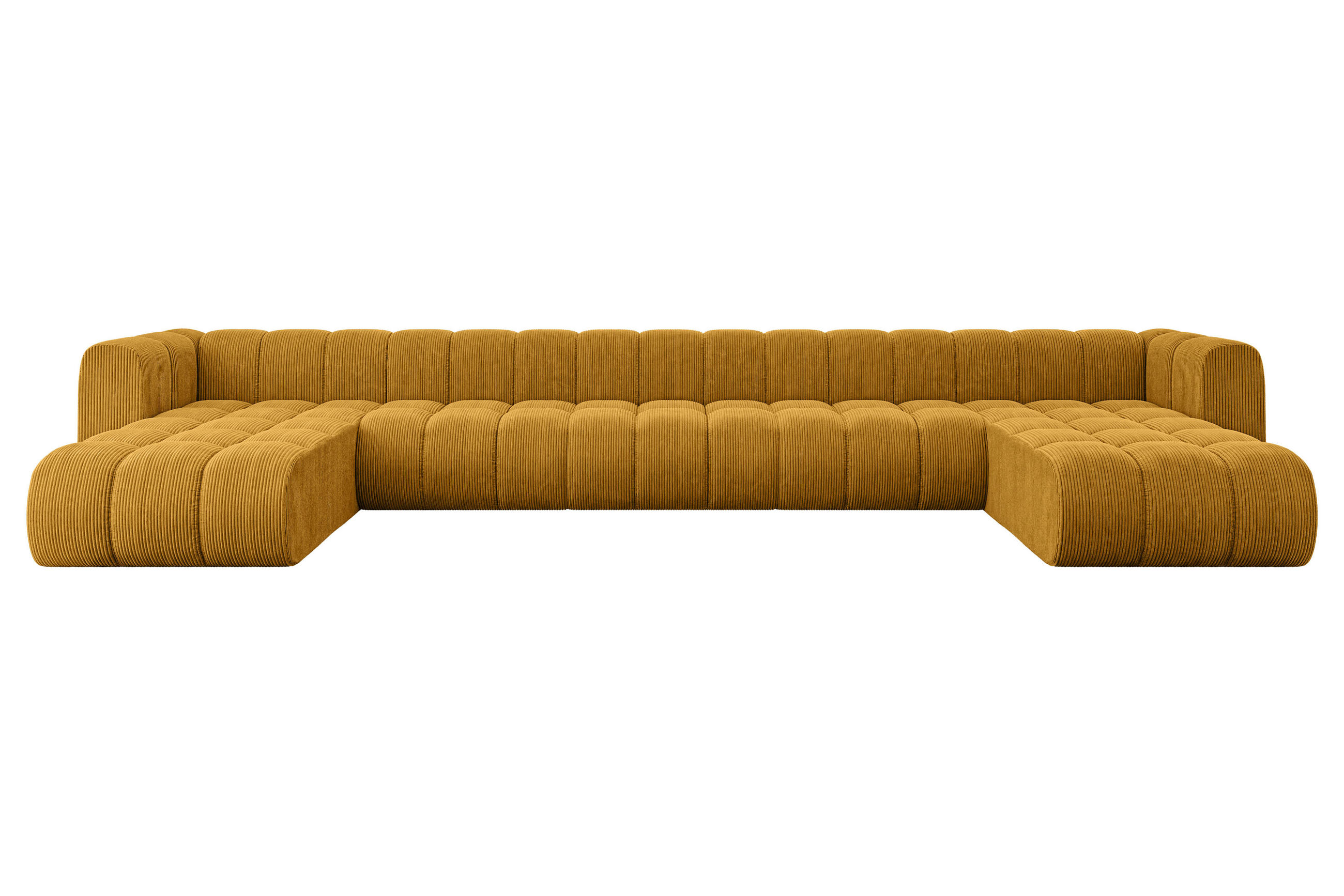 Altdecor Wohnlandschaft Currygelb 501x70x177 cm