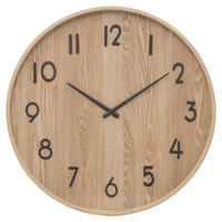 WANDUHR Ivana Ø 55 cm - Beige, Holzwerkstoff (55/55/5.5cm) - Atmosphera Createur d´interieur