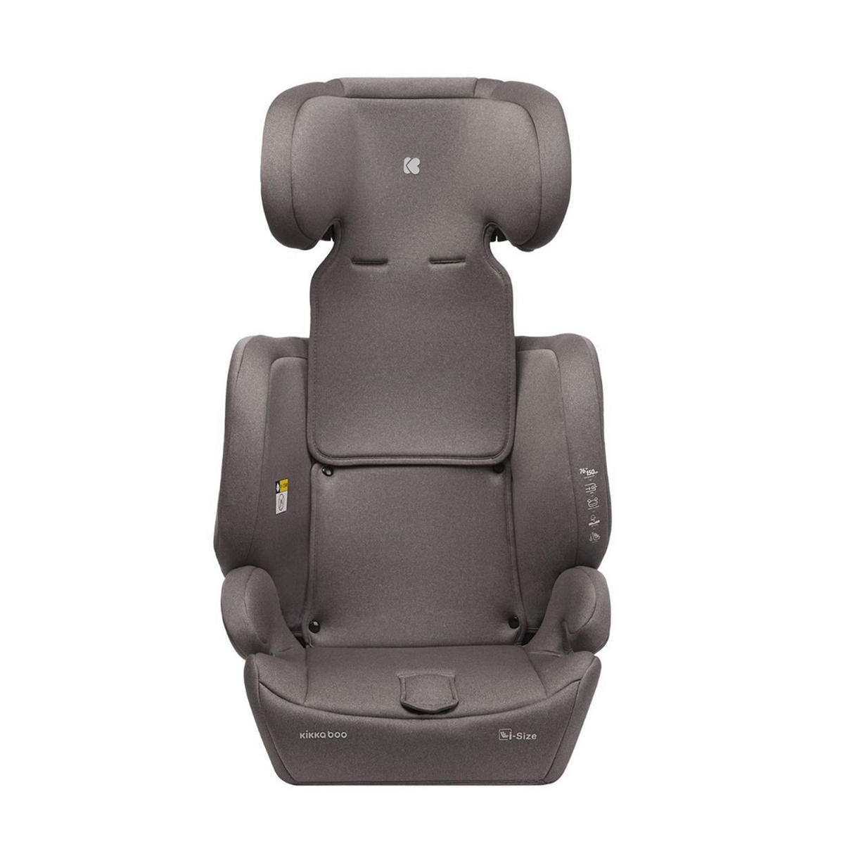 KINDERSITZ I-Bronn i-Size beige (76-150cm) Isofix, Top Tether, Kissen, Gurt - Beige, Kunststoff (43/59/46cm) - Kikka boo