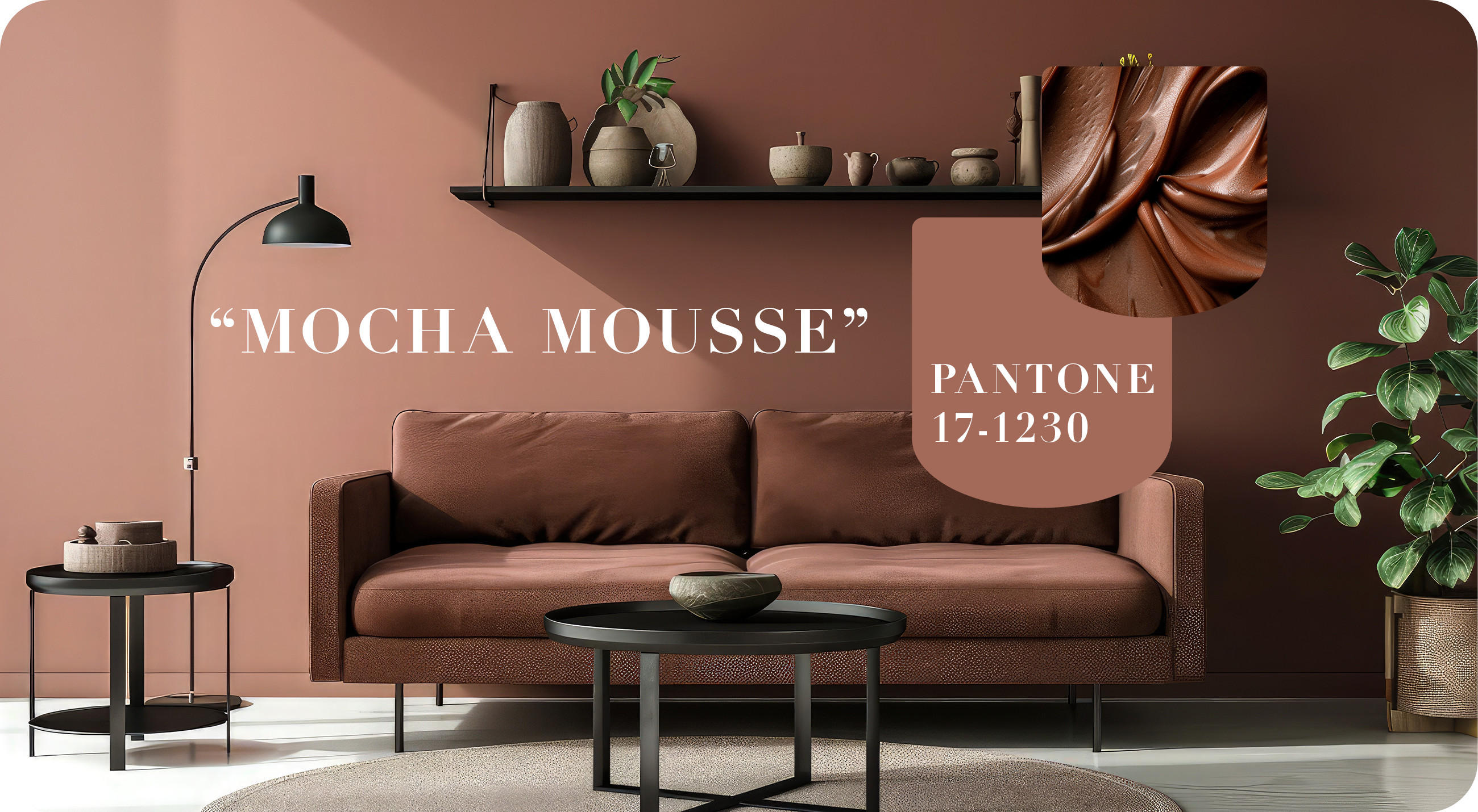 „Mocha Mousse“ - 2025 års Pantone-färg!