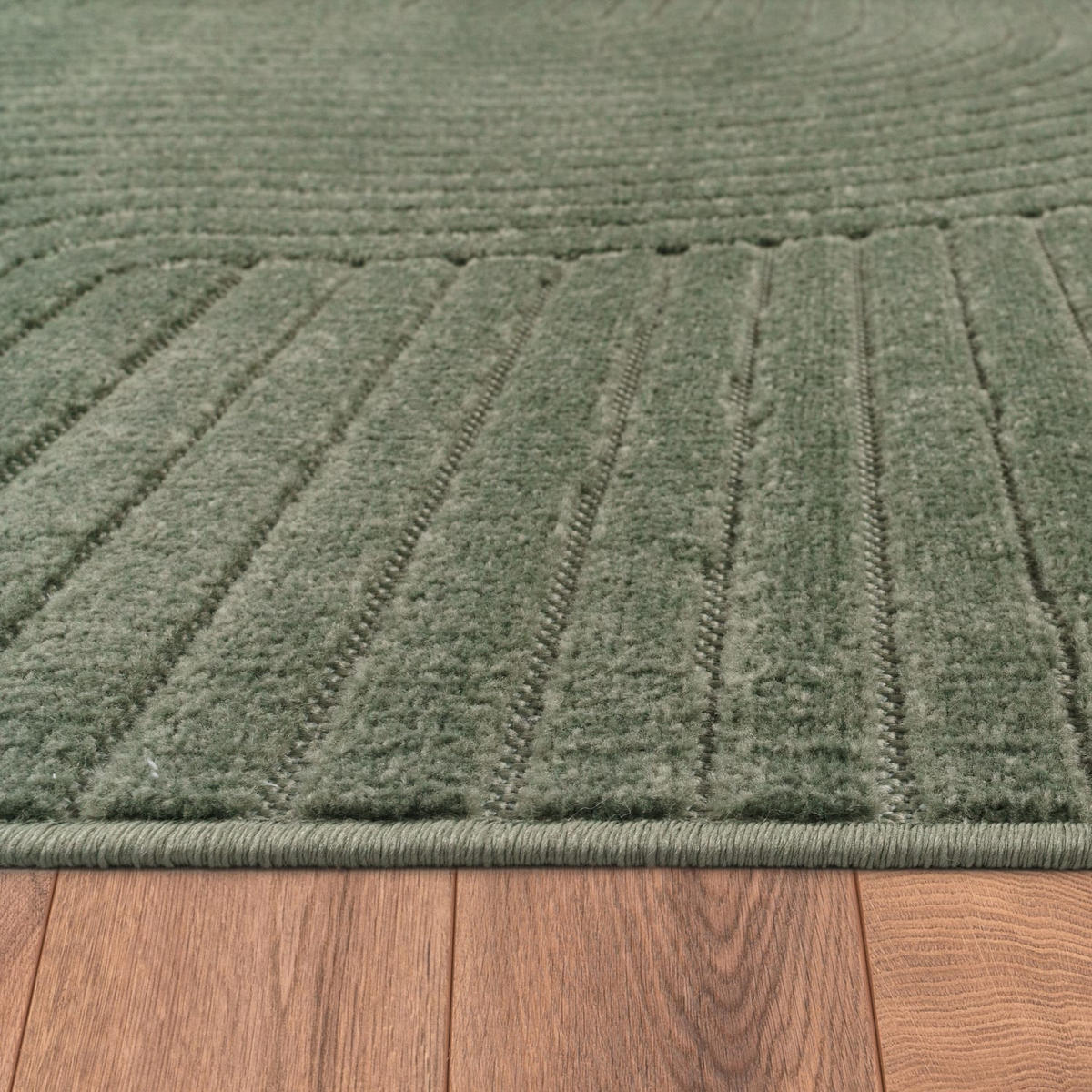OUTDOORTEPPICH Ethno Grün Ø 120 cm - Grün, Kunststoff (120/120cm) - TT Home