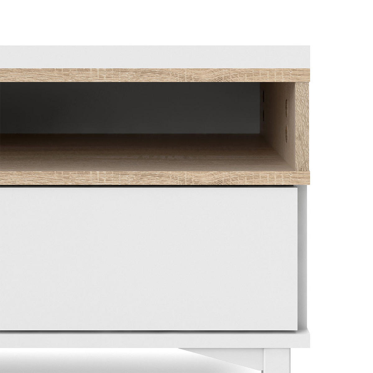 TV-MÖBEL, Roomers, Weiß, Holzwerkstoff, 156 x 49 x 49 cm - Weiß, Holzwerkstoff (156/49/49cm) - ebuy24