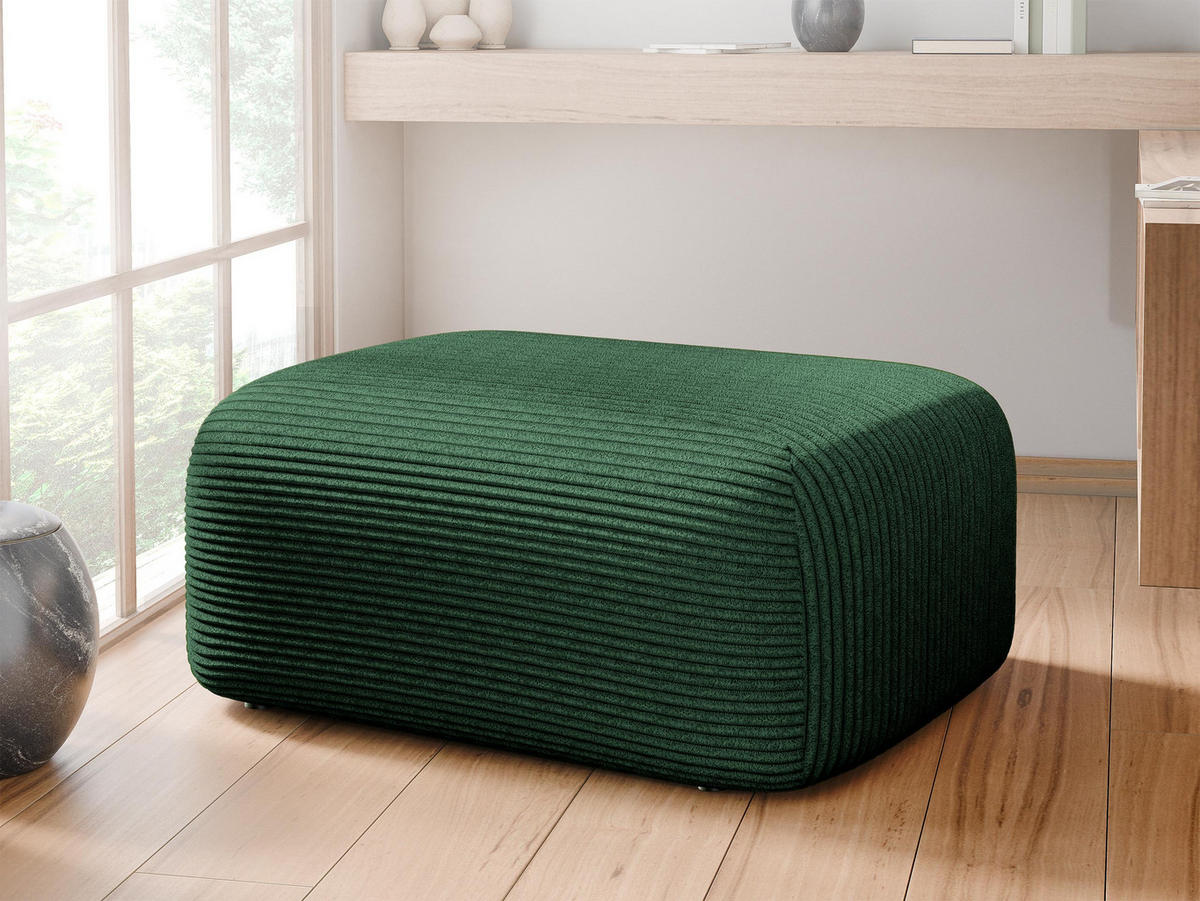 TABURET Piano Reiat - verde/negru, material plastic/material textil (70/38/55cm) - MIRJAN24