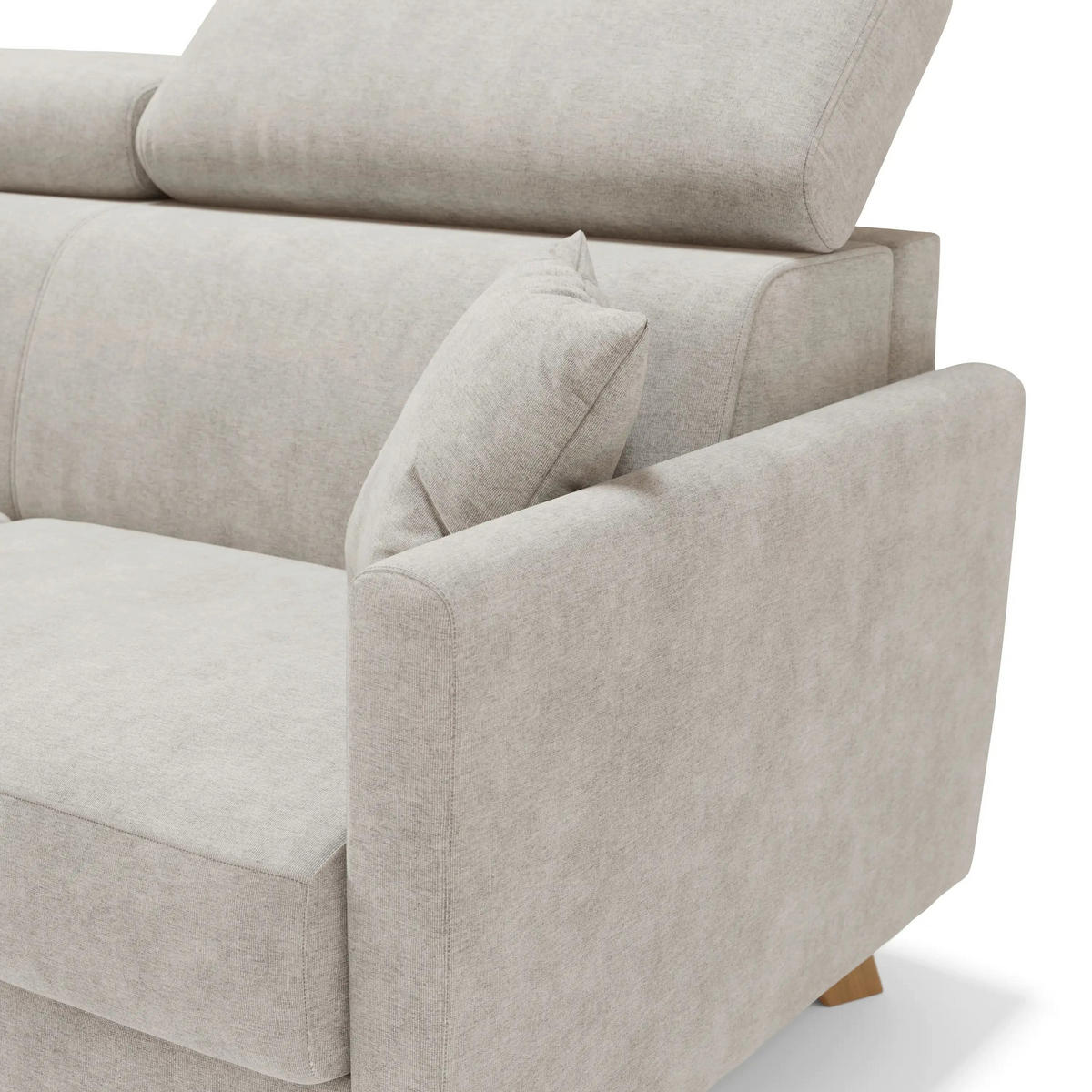 SCHLAFSOFA Francy - Weiß, Metall (160/92/97cm) - Divani.store
