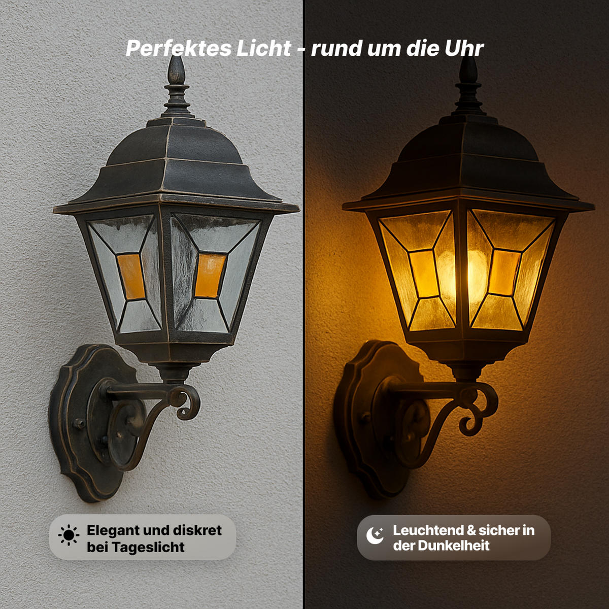 AUSSENWANDLEUCHTE Janel 90981A86 - Schwarz, Metall (18/44.5/25.5cm) - Brilliant
