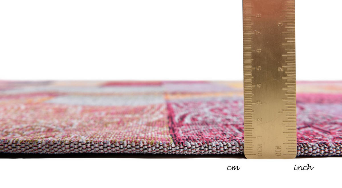 FLACHWEBETEPPICH Cosima 80x160 cm - Multicolor, Textil (80/160cm) - Gino Falcone