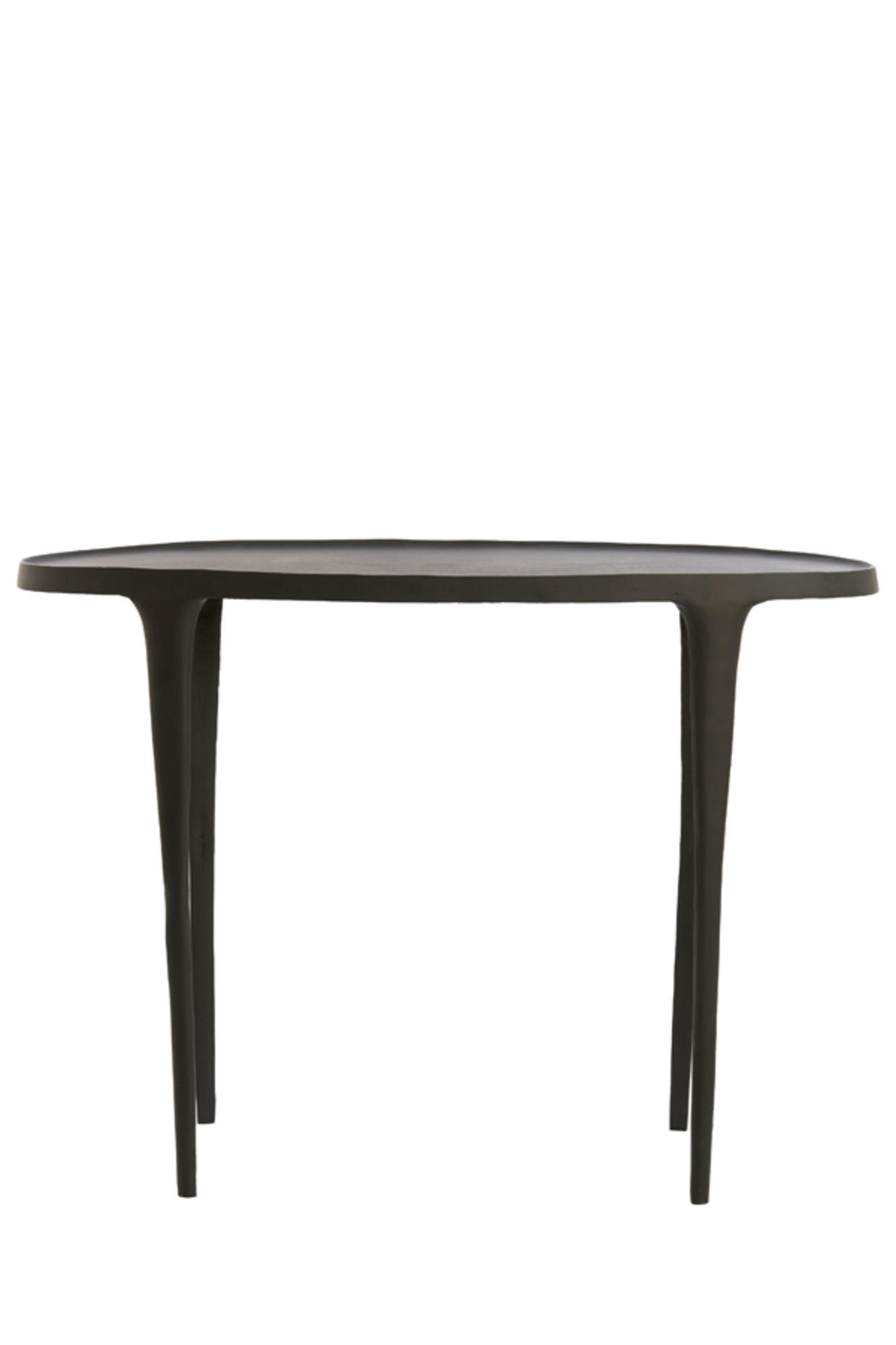KONSOLENTISCH Arica Schwarz 110/43/80 cm - Schwarz, Metall (110/43/80cm) - Light & Living