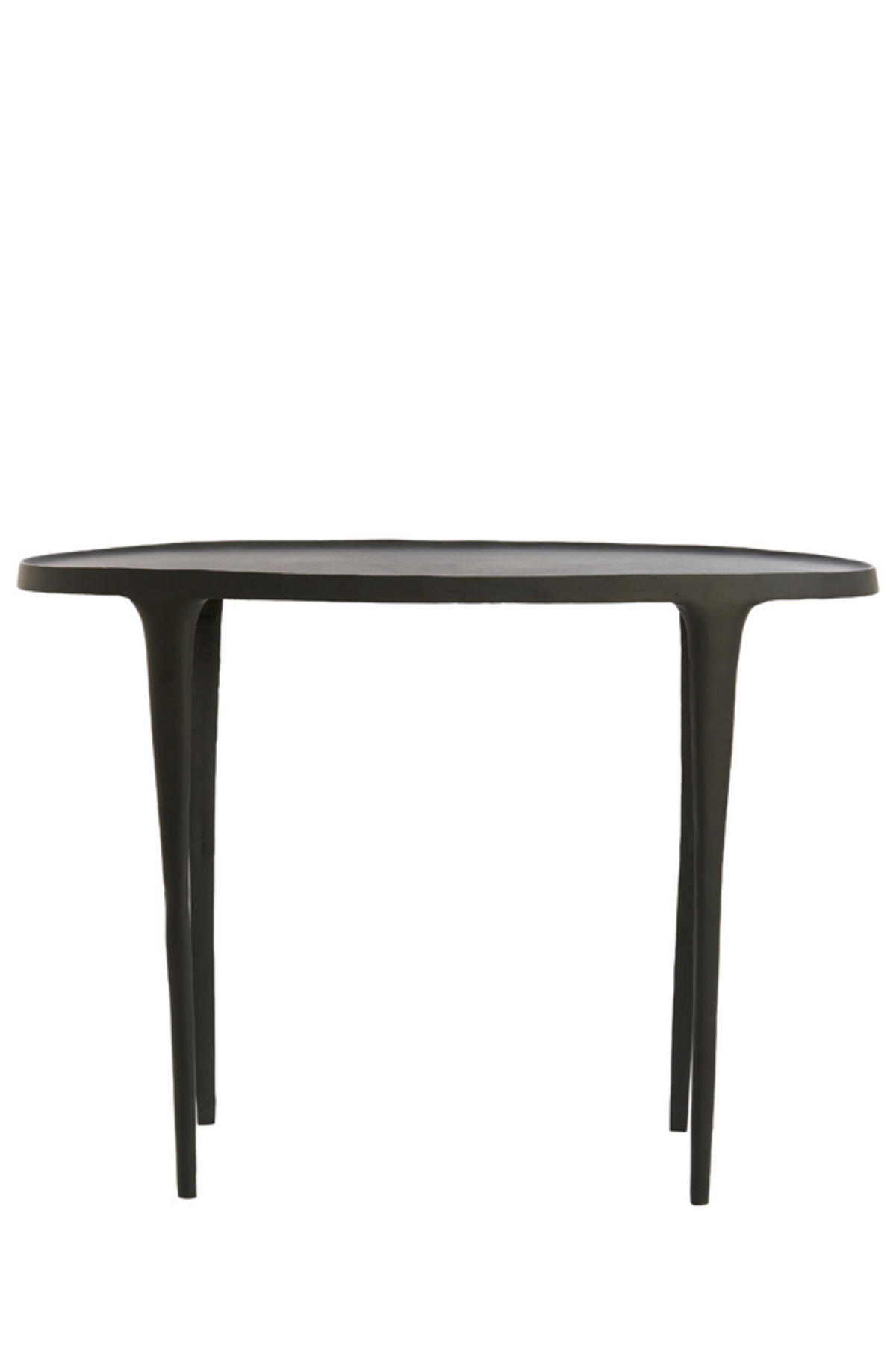 KONSOLENTISCH Arica Schwarz 110/43/80 cm - Schwarz, Metall (110/43/80cm) - Light & Living