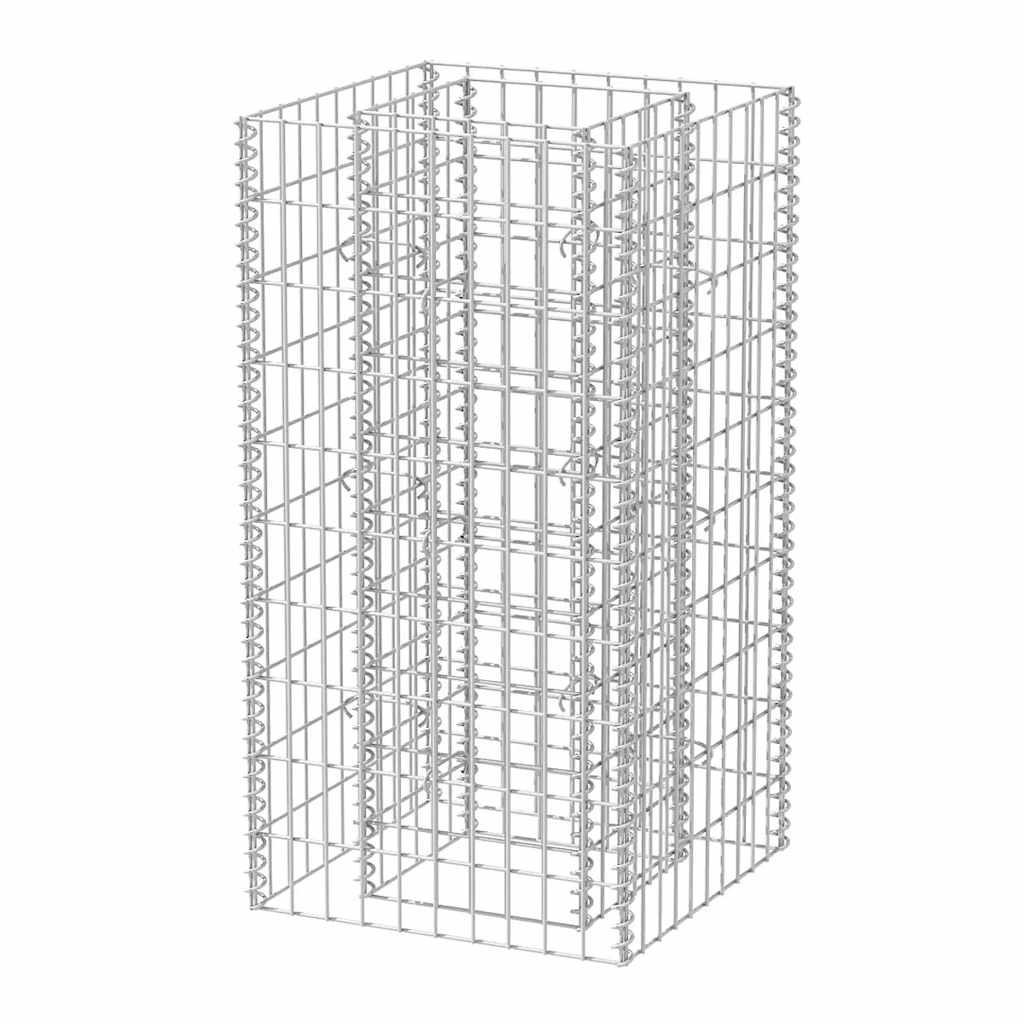 Deluke Gabionen Silber 50x100x50 cm