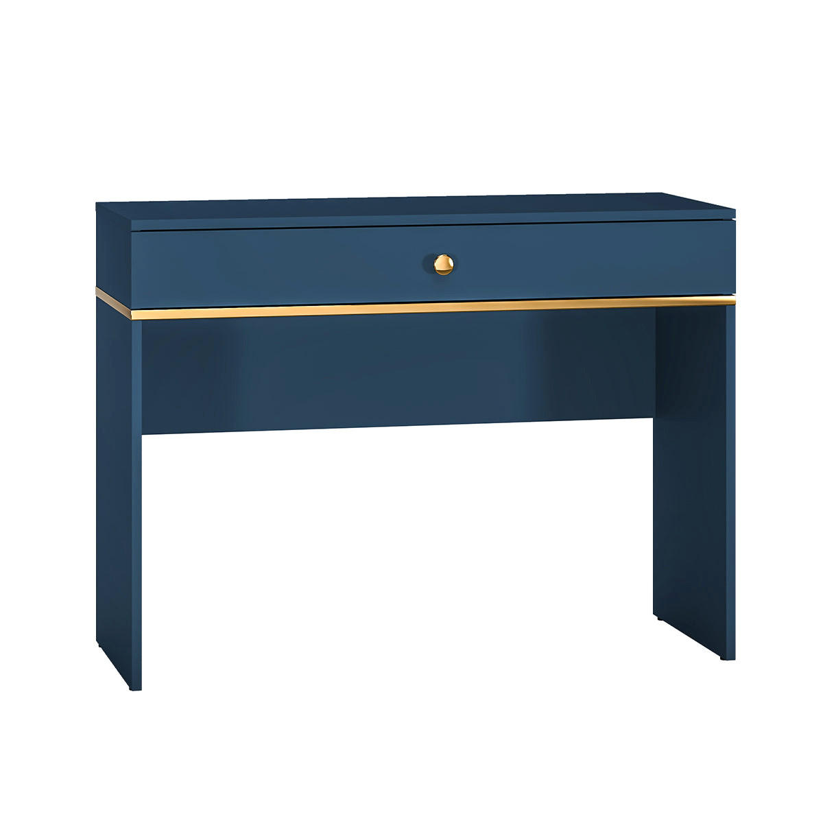 KONSOLE Thalia Blau - Blau, Holzwerkstoff (40/100/79cm) - Petits-meubles