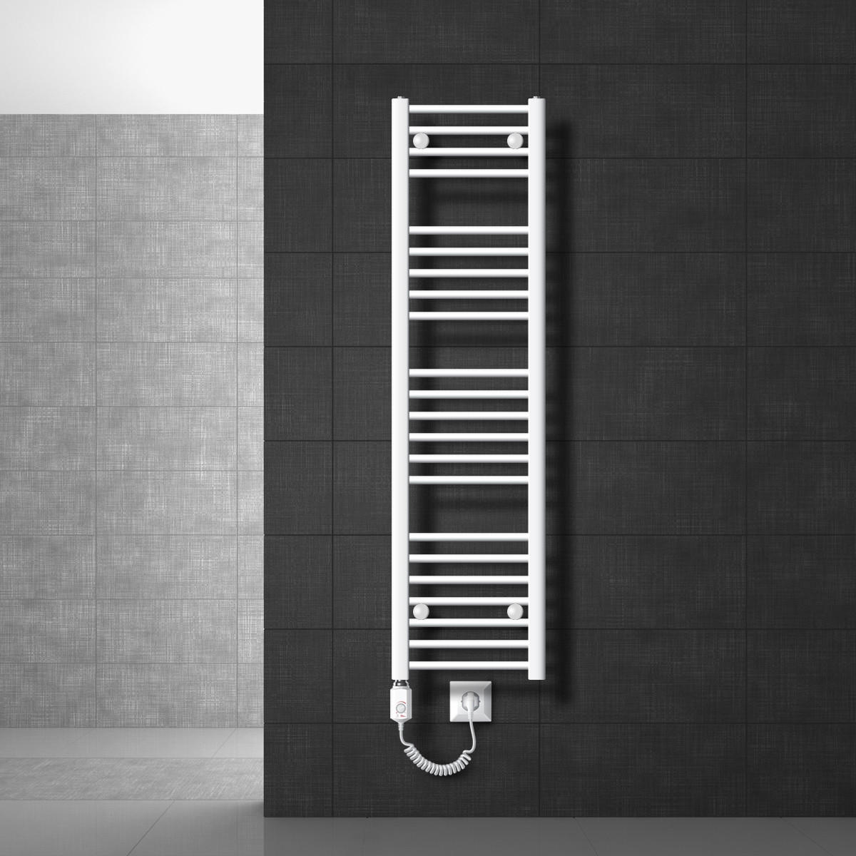 BADHEIZKÖRPER - Weiß, Metall (3/140/30cm) - LuxeBath