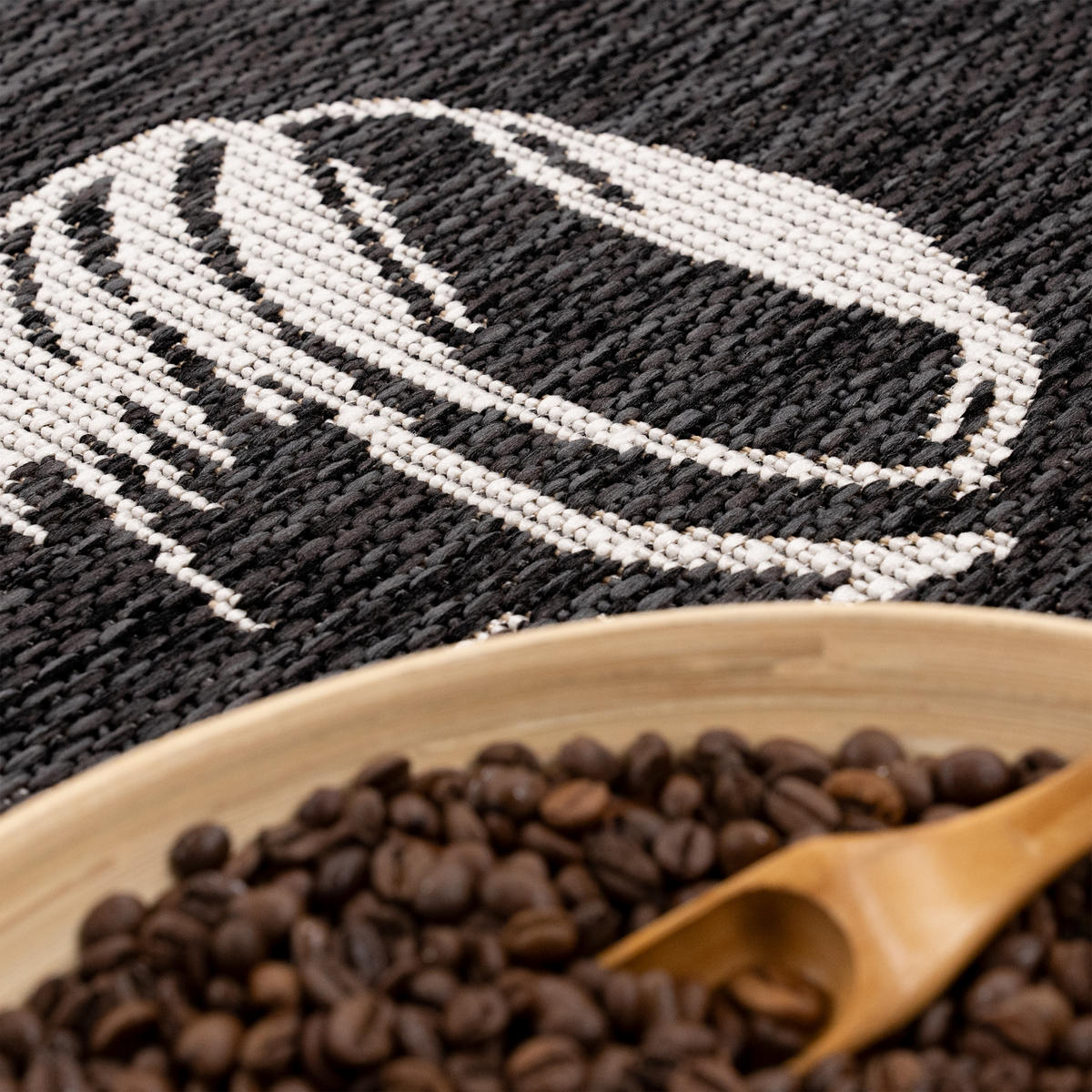 OUTDOORTEPPICH 80/250 cm Kitchen 382 - Anthrazit, Textil (80/250cm) - Paco Home