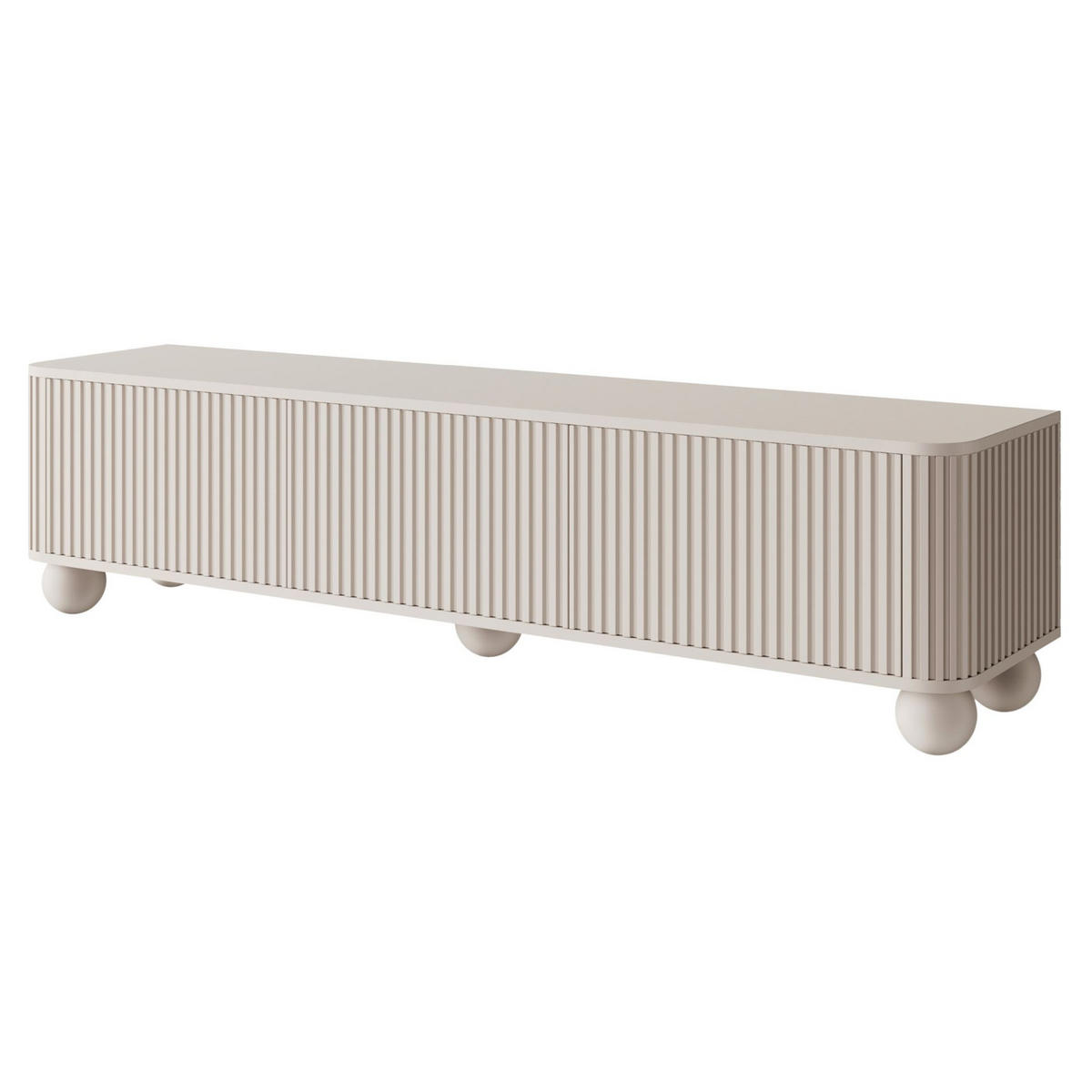 TV-SCHRANK Arvello Greige 163 cm - Taupe, Holz/Holzwerkstoff (163.2/49.2/38cm) - Selsey