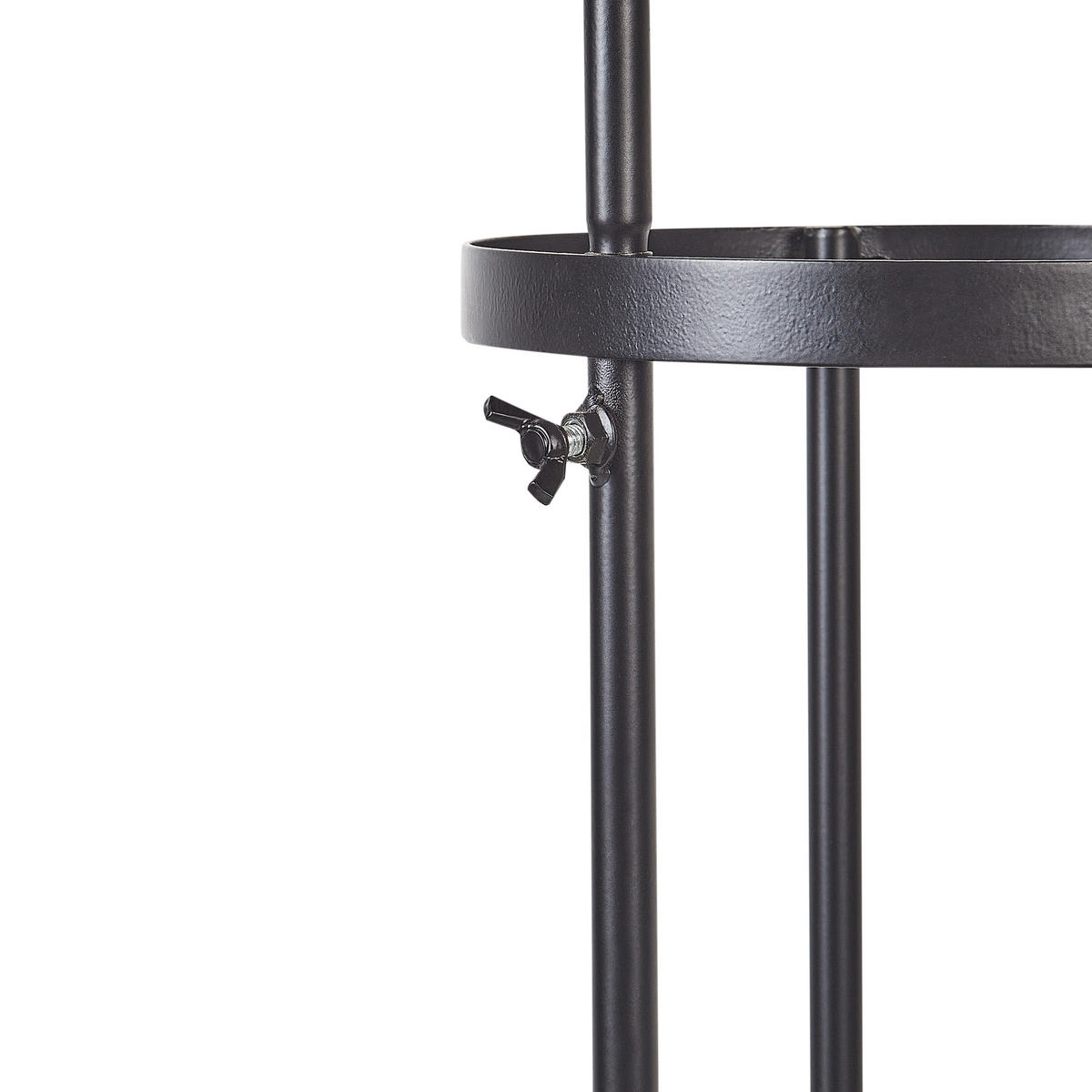 SUPORT PENTRU UMBRELĂ metal negru Monnaie - negru, metal (21/66/21cm) - Beliani