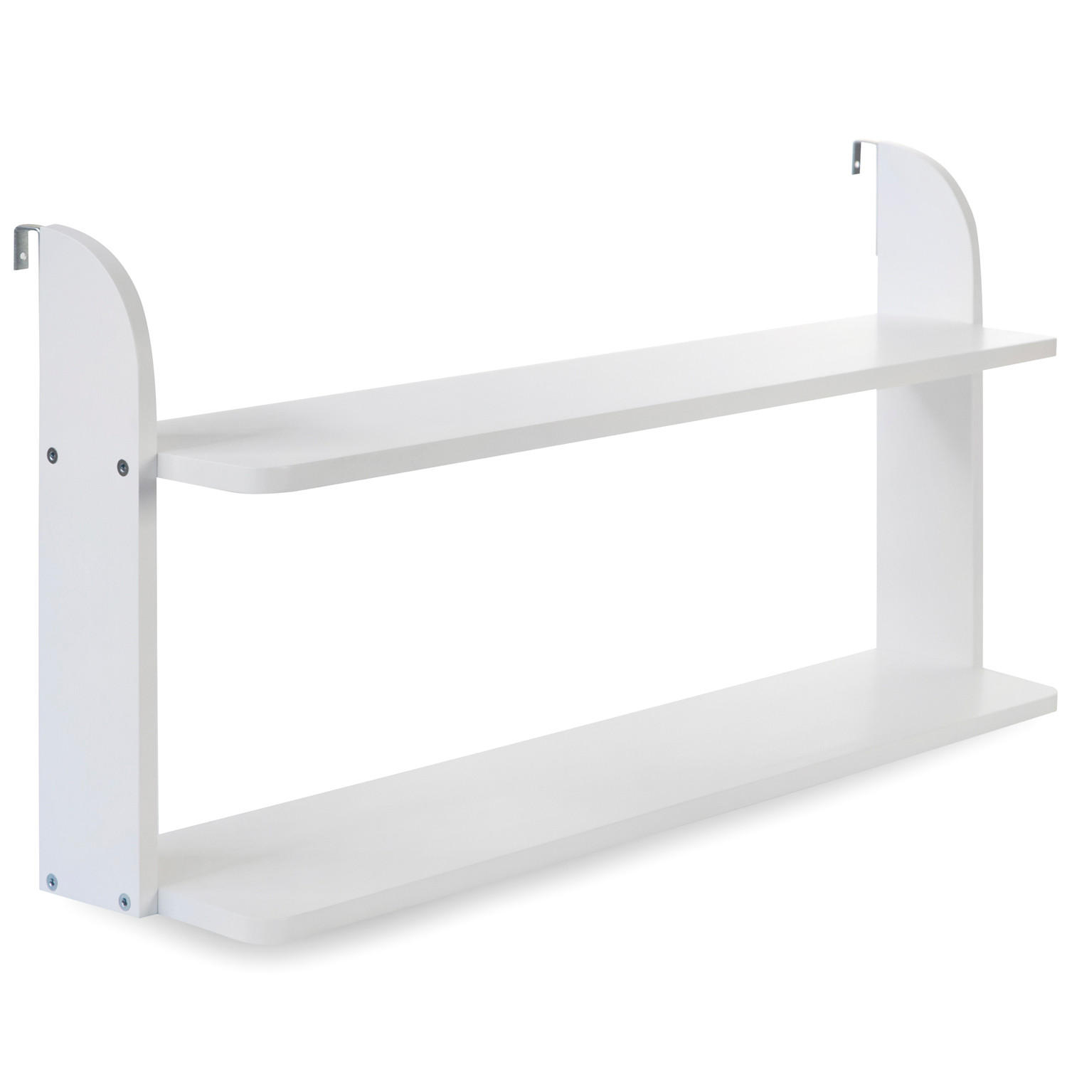 HOCHBETT Einhängeregal weiß - Weiß, Holz (83/40/18cm) - Homestyle4u